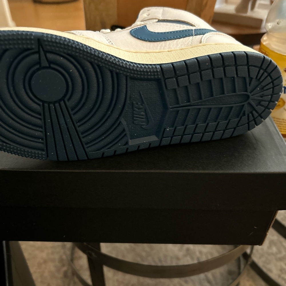 Nike Jordans Dunks High top white and blue brand new